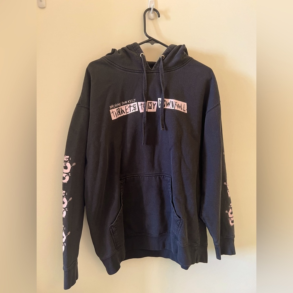 Machine Gun Kelly Tickets to My Downfall Hoodie - Black (Unisex L)